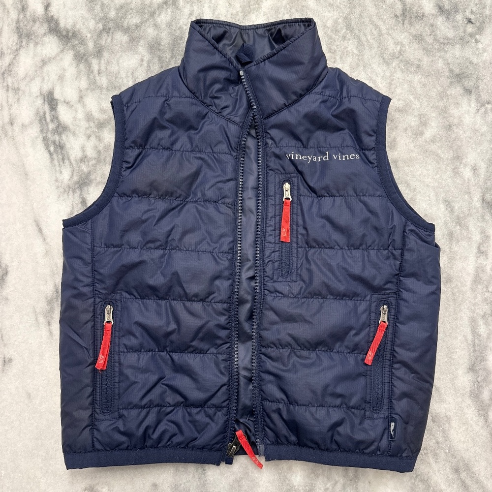 Vineyard Vines Mountain Weekend Puffer Vest Boys size 5